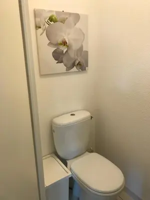 Salle de bains dans l'établissement le Cap Landais