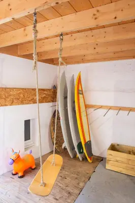 Plan de l'établissement Le rêve en bord d'océan, planches de surf inclues!