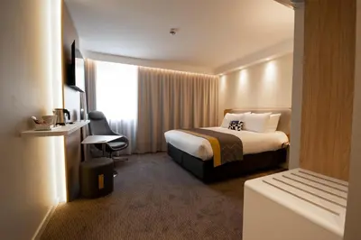 Un ou plusieurs lits dans un hébergement de l'établissement Holiday Inn Express - Arcachon - La Teste by IHG