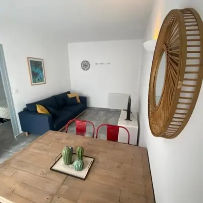 Surf lodge terrasse vue mer Capbreton