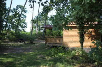 Jardin de l'établissement LE GAHOUN - Chalet