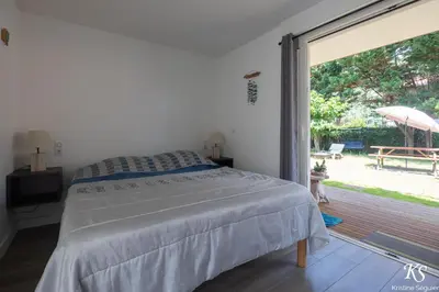 Un ou plusieurs lits dans un hébergement de l'établissement Jaray-Jaclo Chambres d' hôtes