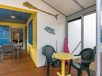 Plan de l'établissement Villa T4 à Biscarrosse Plage, jardin privé, WiFi, 50m de la plage, 6 personnes - FR-1-521-150