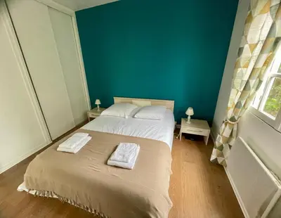 Un ou plusieurs lits dans un hébergement de l'établissement Maison du sentier du littoral