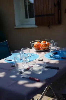 Nourriture dans la maison de vacances ou à proximité