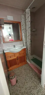 Salle de bains dans l'établissement Villa Argentine Cosy
