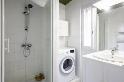 Salle de bains dans l'établissement Appartement Sémaphore - Welkeys