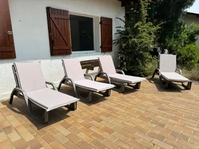 Plan de l'établissement Villa Calme entre Océan et Lac - 8 Pers - 4 Ch - Terrasse - BBQ - Jardin - Biscarrosse Plage - FR-1-319-418