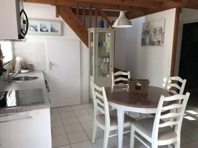 Cuisine ou kitchenette dans l'établissement Villa OCELANDES