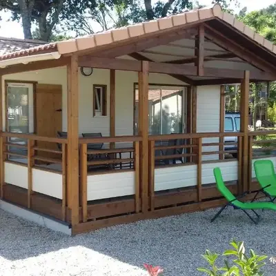 chalet avec piscine