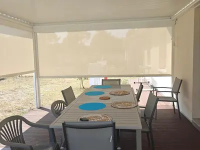 Plan de l'établissement Maison 6 pers, climatisée, quartier calme, proche Dune du Pyla et pistes cyclables, ménage inclus - FR-1-319-426