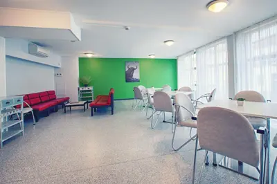 Coin salon dans l'établissement Thermotel