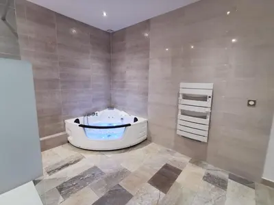 Salle de bains dans l'établissement Entre mer et campagne