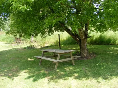Jardin de l'établissement Gîte du Moulin