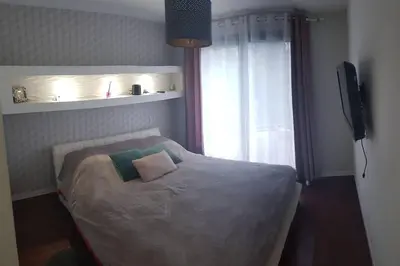 Un ou plusieurs lits dans un hébergement de l'établissement Maison sud des Landes proche Seignosse/ Capbreton / Soustons