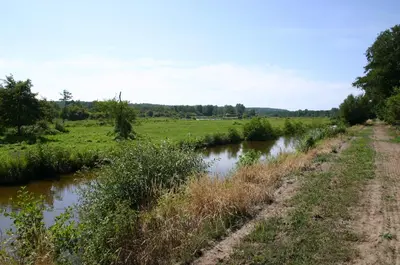 Paysage naturel près de la maison de vacances