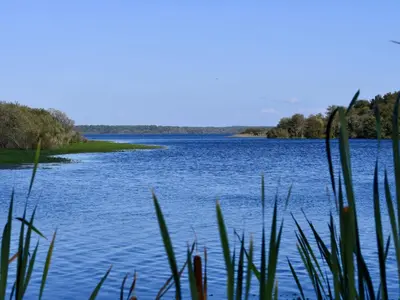 Paysage naturel près de la maison de vacances