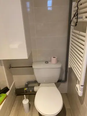 Salle de bains dans l'établissement Appartement calme entre Côte Basque et Landes