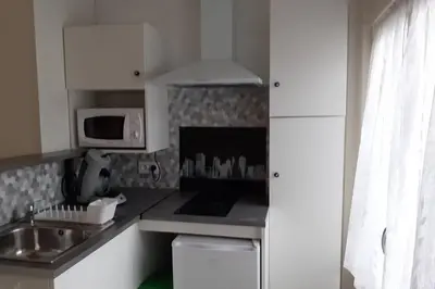 Cuisine ou kitchenette dans l'établissement studio idéalement situé sur le Bassin d'Arcachon