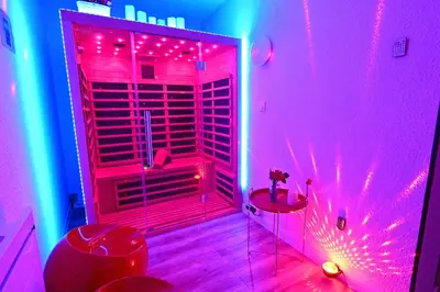 Plan de l'établissement Grand Studio BISCARROSSE PLAGE Une nuit A 2 avec Sauna Luxe, Balnéo, Océan rien que pour vous