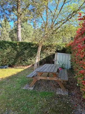 Jardin de l'établissement MOBILHOME 6/8 Personnes 3Ch LA RESERVE ****