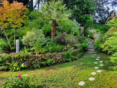 Jardin de l'établissement Villa élégante, jardin bucolique, proche golf & plages, 4 étoiles - FR-1-239-698