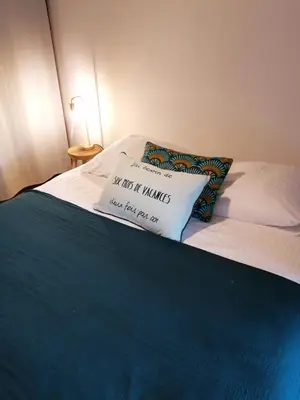 Un ou plusieurs lits dans un hébergement de l'établissement Maison sur le Bassin d'Arcachon