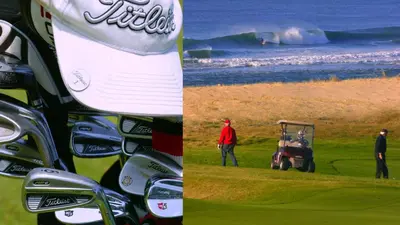 Golf sur le terrain de le B&B/chambre d'hôtes ou à proximité