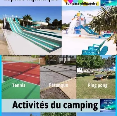 Plan de l'établissement Mobilhome Contis aux Camping des Dunes