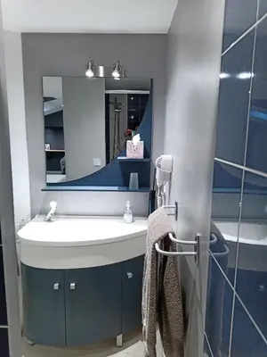 Salle de bains dans l'établissement L'hacienda