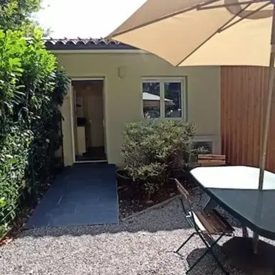 T1 cosy climatisé indépendant sur prop privée à Sanguinet - lac