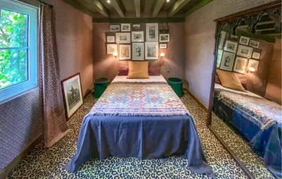 Un ou plusieurs lits dans un hébergement de l'établissement 3 Bedroom Gorgeous Home In Arjuzanx