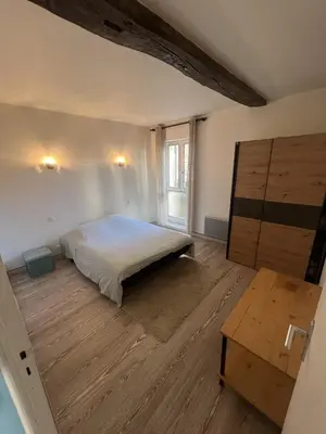 Un ou plusieurs lits dans un hébergement de l'établissement Appartement Entier 38m2 T2 Hyper Centre de DAX
