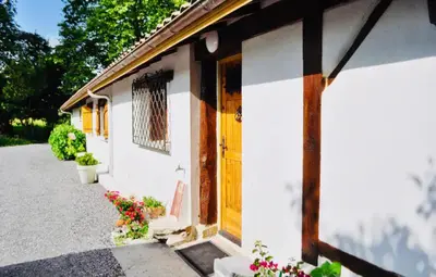 Jardin de l'établissement Calme et Volupté dans cette jolie landaise