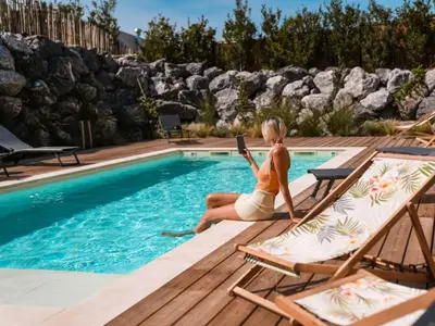 Piscine de l'établissement HEJMO Hostel ou située à proximité