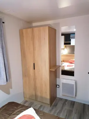 Un ou plusieurs lits dans un hébergement de l'établissement Les Pins del Sol - camping la réserve