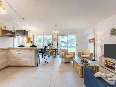 Cuisine ou kitchenette dans l'établissement Holiday Home Dune Blanche-1 by Interhome
