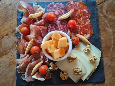 Nourriture dans le B&B/chambre d'hôtes ou à proximité