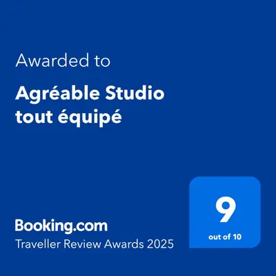Plan de l'établissement Agréable Studio tout équipé
