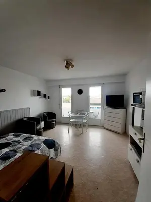 Télévision ou salle de divertissement dans l'établissement Dax à pied! T1 2 étoiles centre ville balcon