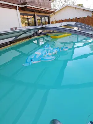 Piscine de l'établissement Villa avec piscine et jardin, Gujan-Mestras ou située à proximité