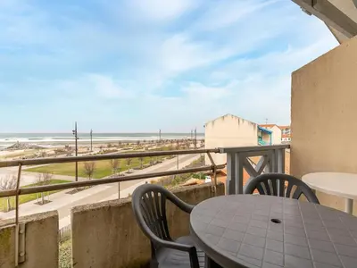 Balcon ou terrasse dans l'établissement Appartement avec vue sur l'océan, balcon, et tout confort, à Mimizan pour 6 personnes - FR-1-50-79