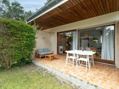 Jardin de l'établissement Maison 6 pers. à Mimizan, bord de courant, forêt et océan, 3 étoiles, tout confort, ménage inclus - FR-1-50-80