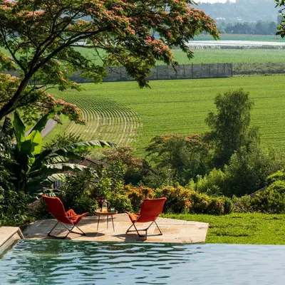 Paysage naturel près de la maison d'hôtes