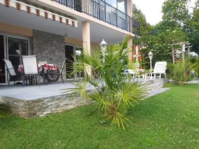 Jardin de l'établissement Rez-de-jardin 50 m² entre Biarritz et Capbreton