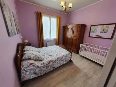 Un ou plusieurs lits dans un hébergement de l'établissement maison Jacques jean classée 4 etoiles