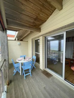 Balcon ou terrasse dans l'établissement L'Horizon