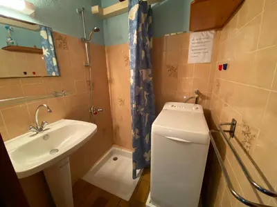 Salle de bains dans l'établissement Mer du Sud