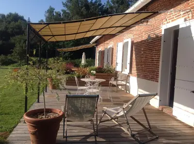 Jardin de l'établissement Chambres d’hôtes la guirosse