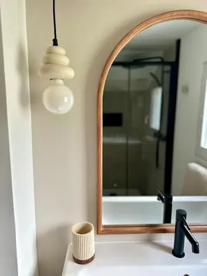 Salle de bains dans l'établissement L'annexe Landaise